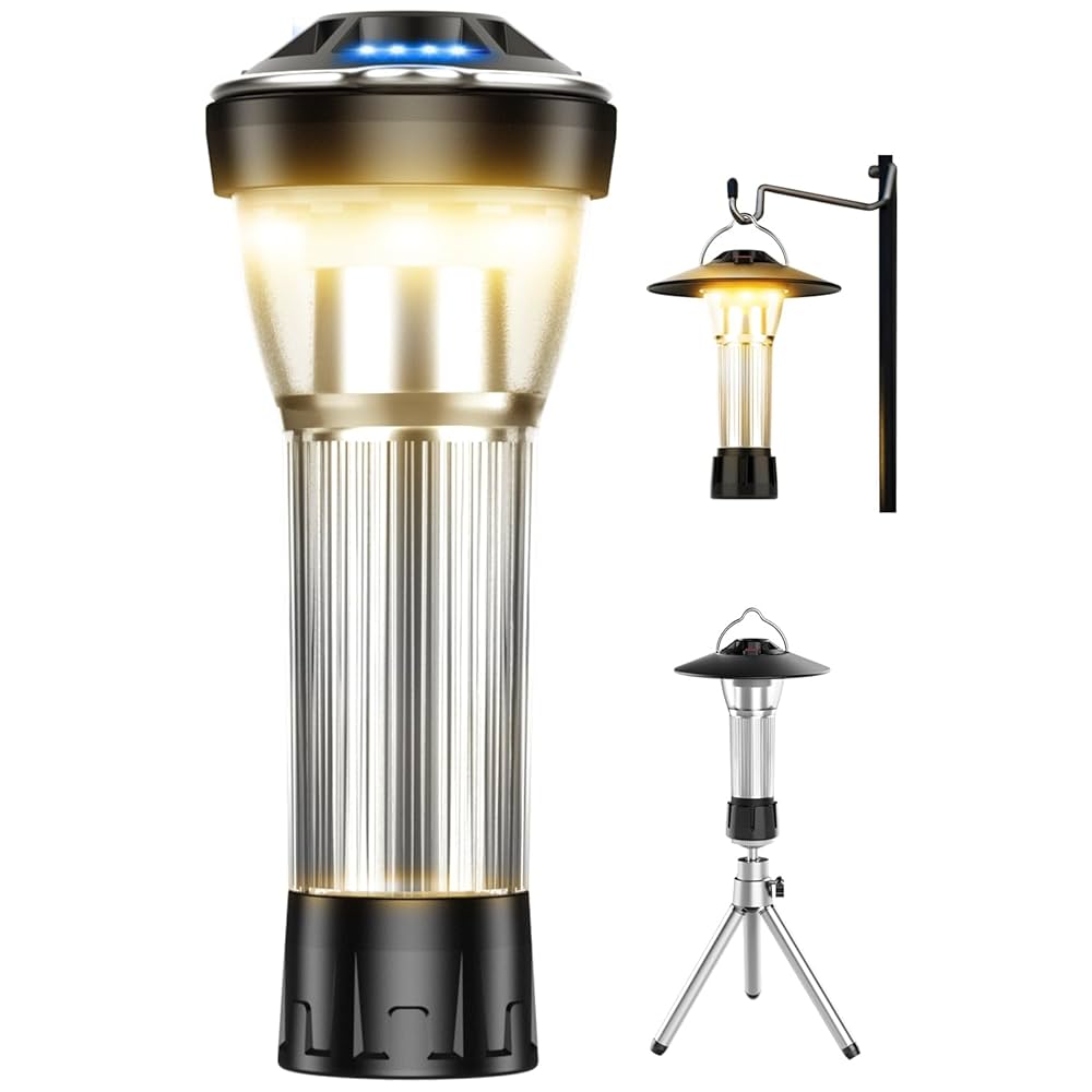 Amazon｜ランタン LED 【高輝度・4つ点灯モード】 LEDランタン